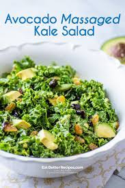 avocado maged kale salad healthy