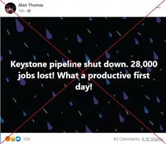 Image captionthe keystone xl pipeline has been disputed for more than a decade. Posts Inflate Job Losses From Biden S Keystone Pipeline Reversal Fact Check