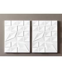 White Geometric Design Contemporary