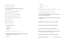 Employee Exit Report Template Exit Interview Form Ate Sample