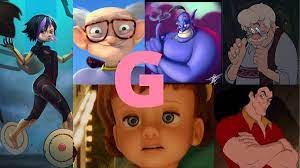 disney characters that start with g