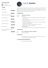 If you have a cv with no work experience, then the key is to focus on your skills, rather than the experience you don't have. New Teacher Resume With No Experience Entry Level Sample