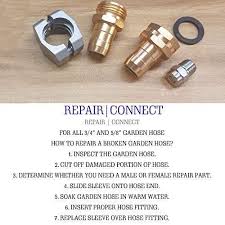 garden hose repair ings zinc