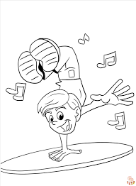 dance coloring pages free printable