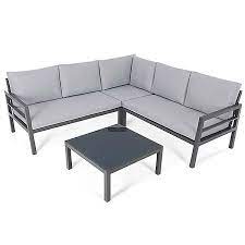 oakley aluminium outdoor corner sofa