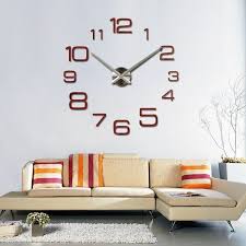 modern design large acrylic wall clock