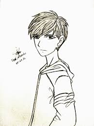 Image of anime boy tumblr. Drawing Anime Boy Guy Jacket Hoodie 3 Drawings Anime Male Sketch