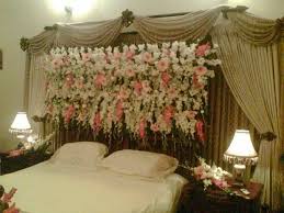 simple wedding bedroom decoration