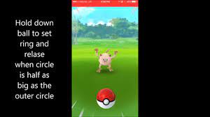 Pokemon go great and excellent throw guide. - YouTube