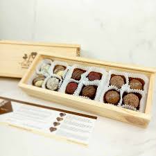 twelve mixed chocolate truffle gift box