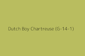 dutch boy chartreuse g 14 1 color hex