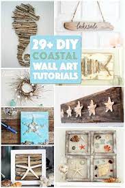 Diy Coastal Wall Art Tutorials Beach