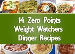 14 zero point weight watchers dinner
