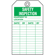 Fire extinguisher inspection tags template pdf. Economy Equipment Inspection Tags Safety Seton