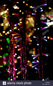Christmas Lights And Party Lights Of A Certain Type Stock