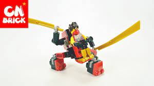 LEGO NINJA GO KAI WITH ROBOT Unofficial LEGO lego videos - YouTube