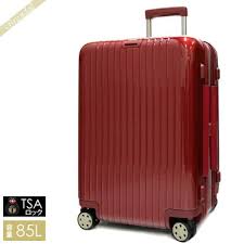 Rimowa Suitcase Salsa Deluxe Salsa Deluxe Tsa Lock Adaptive Vertical 85l Large Size Red System 830 65 53 4 Brand