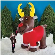 Oversized 10 Ft Inflatable Reindeer