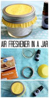 mason jar air freshener with essential