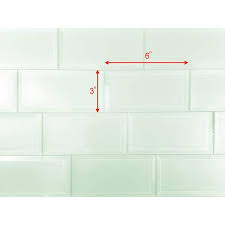 Mint Green Glass Backsplash Wall Tile
