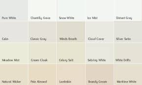 Off White Benjamin Moore Color Chart