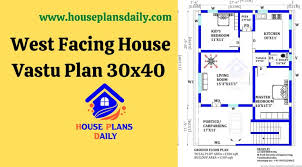 West Facing House Vastu Plan 30x40