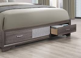 global furniture usa seville storage queen bedroom set 5pcs weathered grey global furniture modern size 37 gray