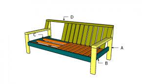 Outdoor Sofa Made From 2x4s Plans