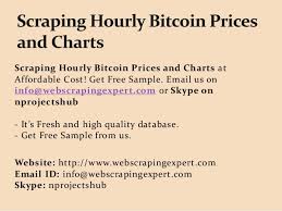 Scraping Hourly Bitcoin Prices And Charts
