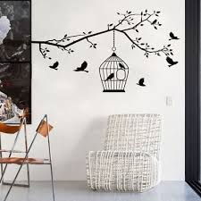Wall Home Decor Wall Decal Hanging Cage