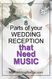 Songs to sing at a wedding reception. List Of Moments To Set To Music During Your Wedding Reception Mws