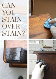 can you stain over stain d