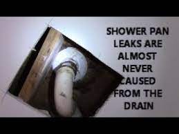 Shower Pan Leaking Mystery Of