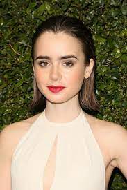 lily collins s best red carpet hair and