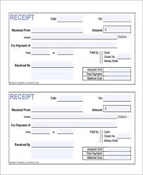 10 Payment Receipt Form Sample Free Sample Example Format Download