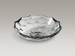 Briolette Vessels Glass Above Counter