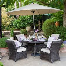 Nova Olivia 4 Seat Rattan Dining Set