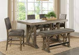 Pub/counter height table (seats 6).a slightly smaller version of the seats 8 square table! Bristow Charcoal 6 Pc Rectangle Counter Height Dining Room Dining Room Sets Interior Design Dining Room Counter Height Dining Room Tables