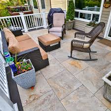 Mbrico Stone Effect Deck Tiles Russin