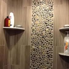 rainforest 12 in x 12 in mixed mid polish pebble stone floor and wall tile 5 0 sq ft case