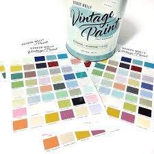 Vintage Paint Colour Chart