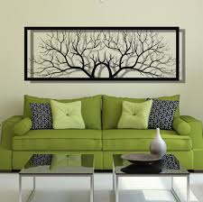 tree branch metal wall art for home and outside wall mounted geometric metal wall decor drop shadow 3d effect wall decoration for living room