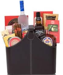 liquor gift basket by pompei baskets