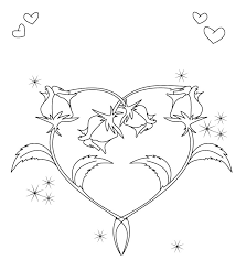 You can print them all for free. Roses And Hearts Coloring Pages Best Coloring Pages For Kids