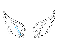 How To Draw Angel Wings Wings Drawing Angel Drawing