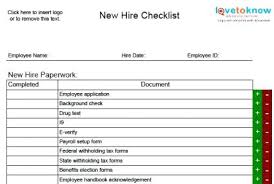 Training Checklist Template Excel New Employee Example Pocketapps