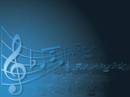 Blue And White Music Backgrounds Music Templates Free Ppt