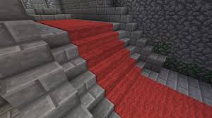 minecraft carpet on stairs vanilla