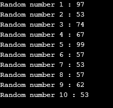 random number generator in c learn