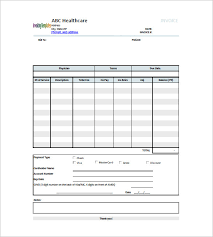 Medical Invoice Template 12 Free Word Excel Pdf Format